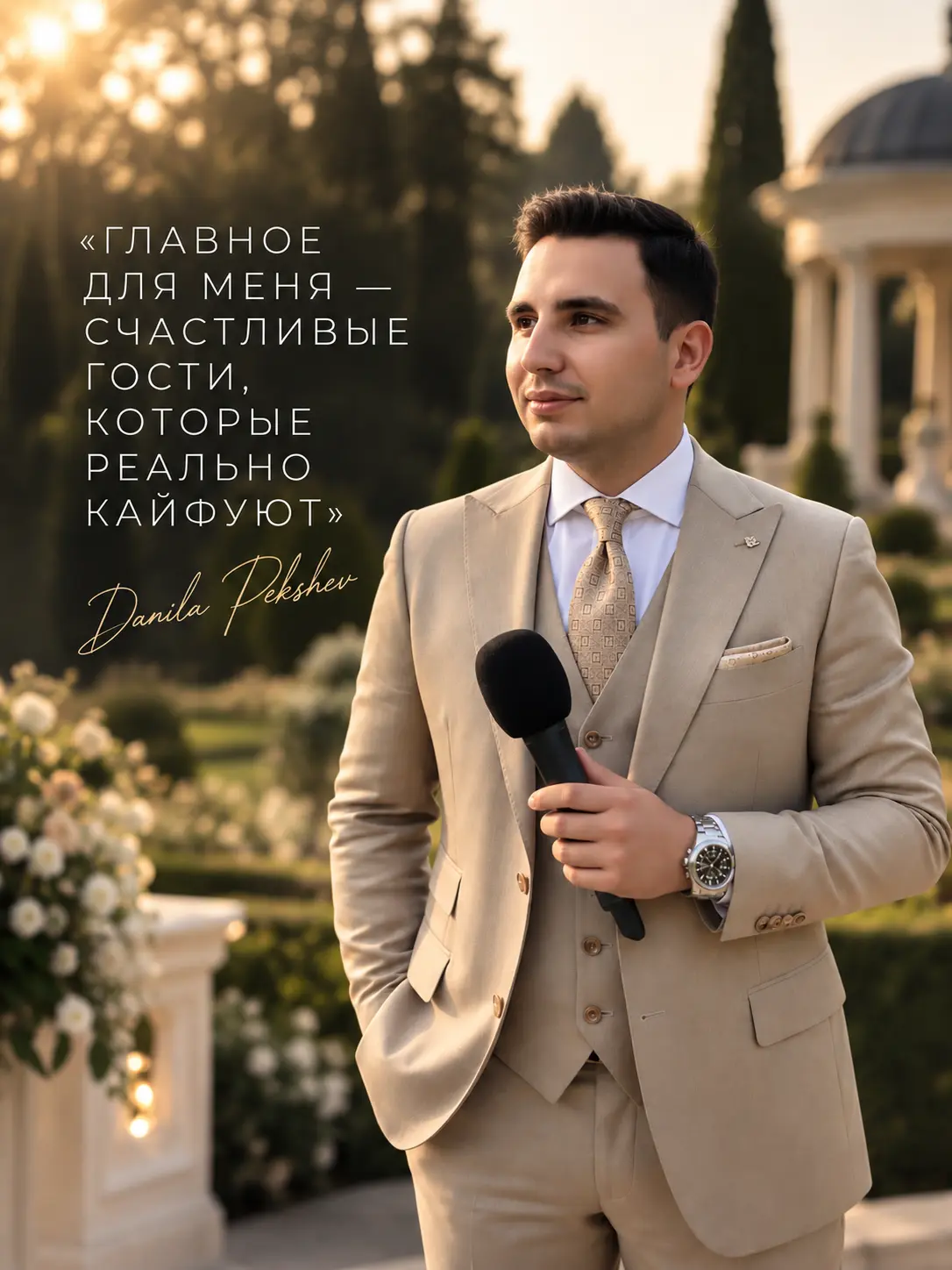 Данила Пекшев — ведущий ваших событий